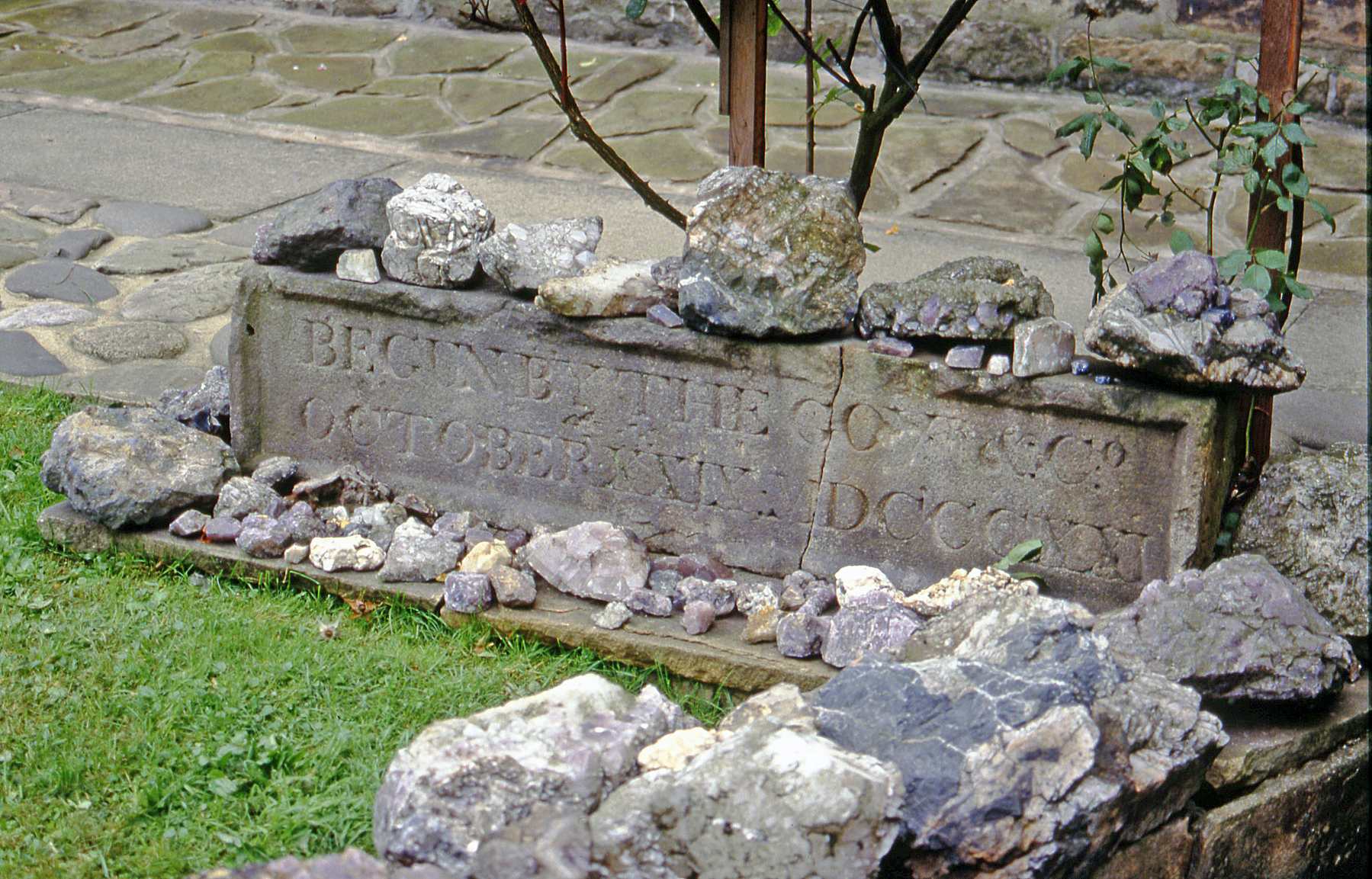 Skears Level stone Middleton in Teesdale Oct 1991